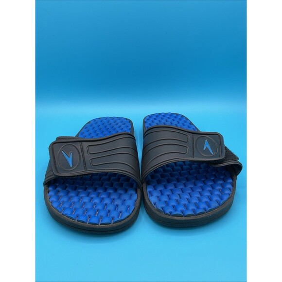 MEN'S BEACH BLUE FLIP FLOP CASUAL POOL SHOES SIZE 8 - Picture 1 of 9